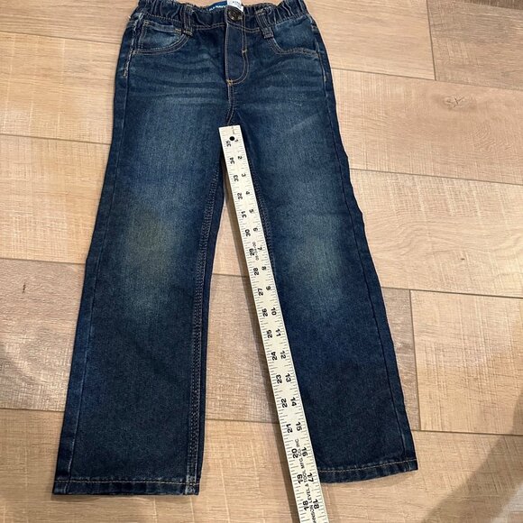 OLD NAVY BOYS STRAIGHT LEG JEANS ELASTIC WAIST 5T - Picture 3 of 7